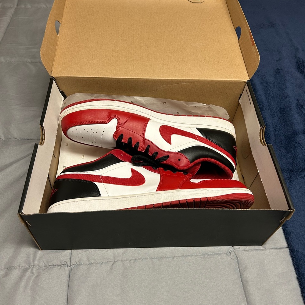 Jordan 1 Low “reverse toe” size 16